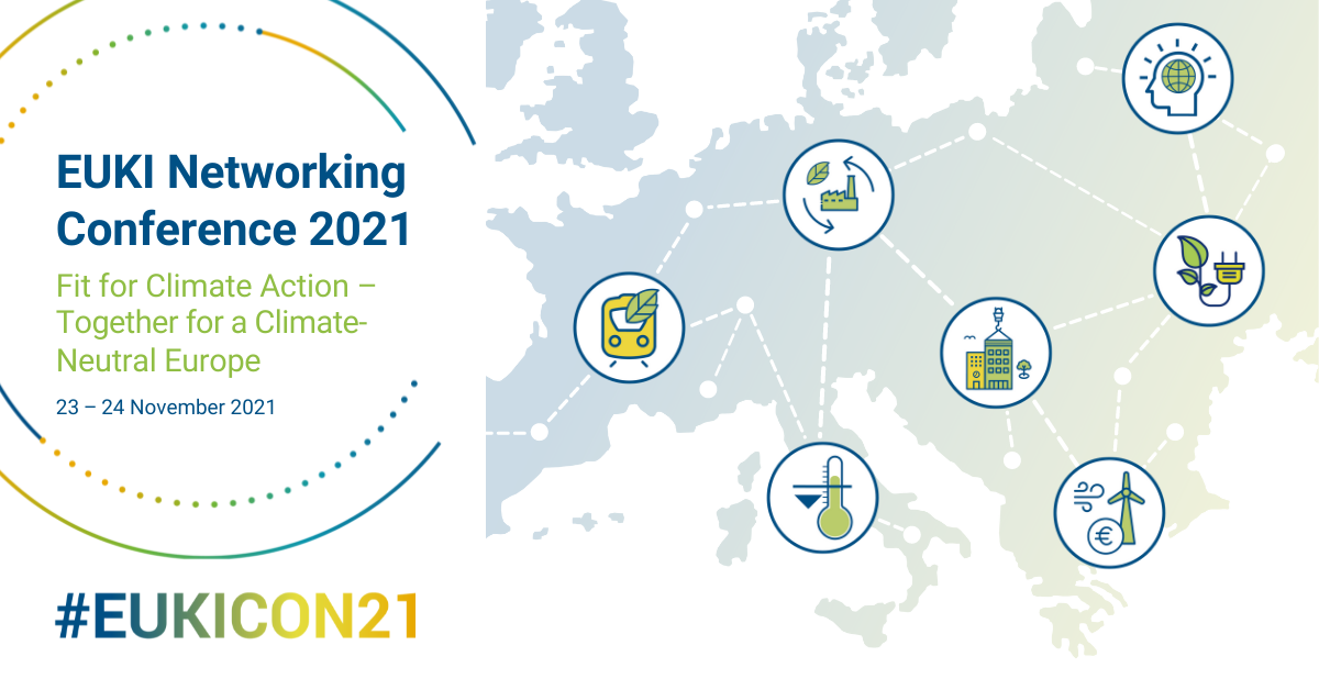 Konferencja sieciująca EUKI 2021. Gotowi do działań na rzecz klimatu. Razem dla neutralności klimatycznej Europy 23-24 listopad 2021 r.