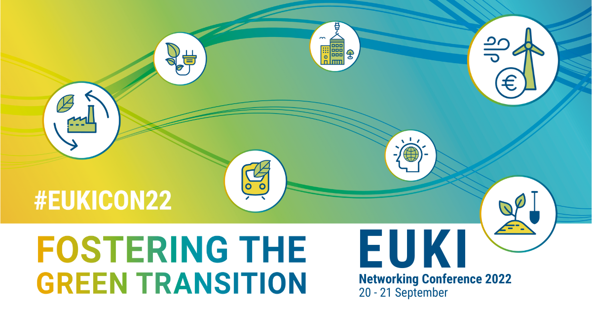 EUKI Networking Conference 2022, 20 – 21 September, FOSTERING THE GREEN TRANSITION