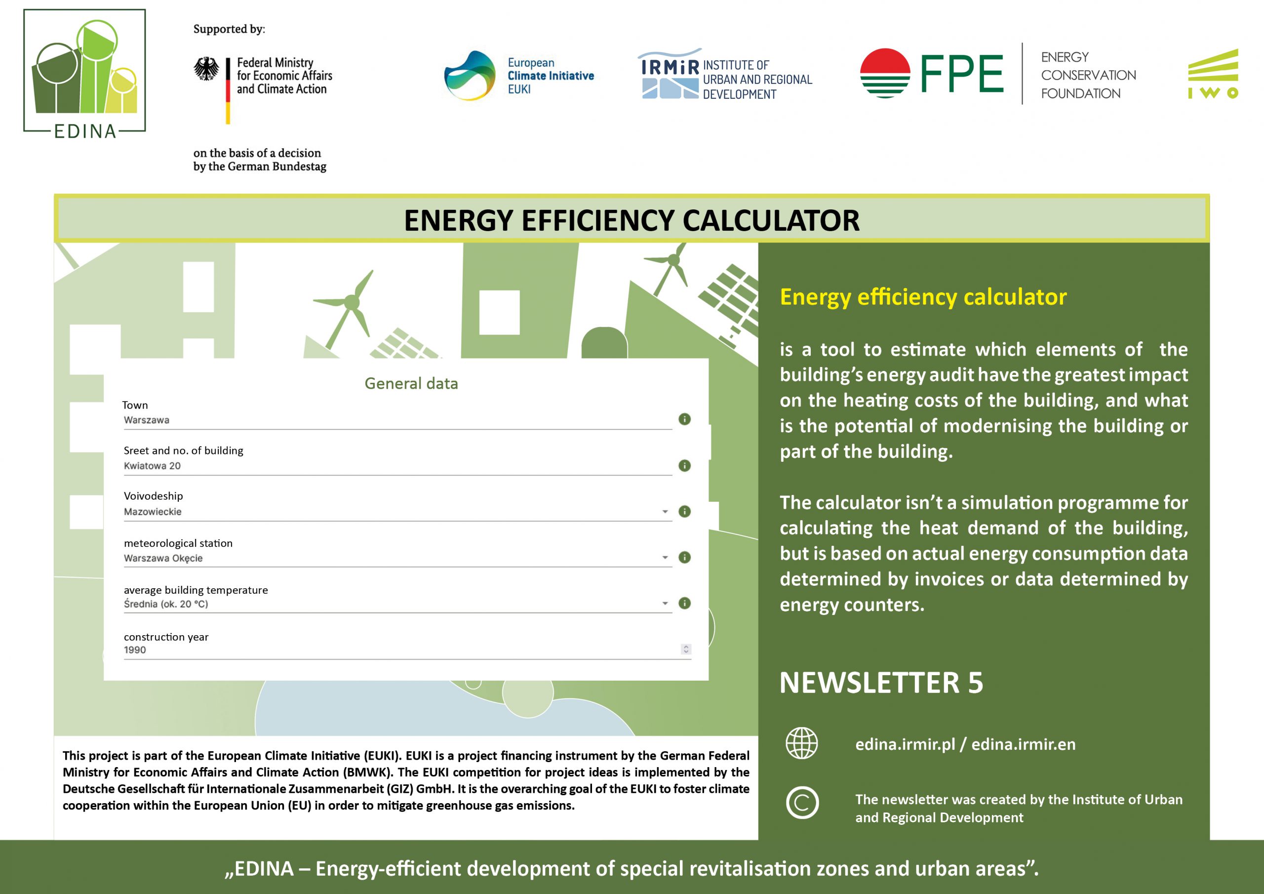 Energy efficiency calculator